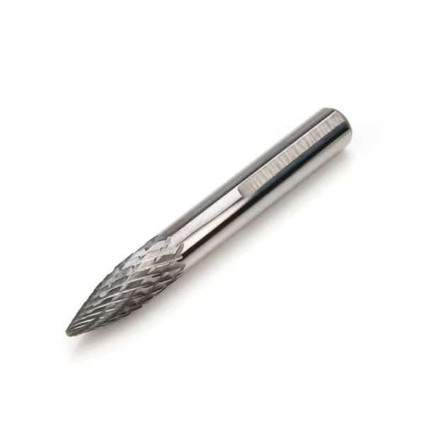 1/4" Carbide Double Cut Burr for Tire Repair Dressing