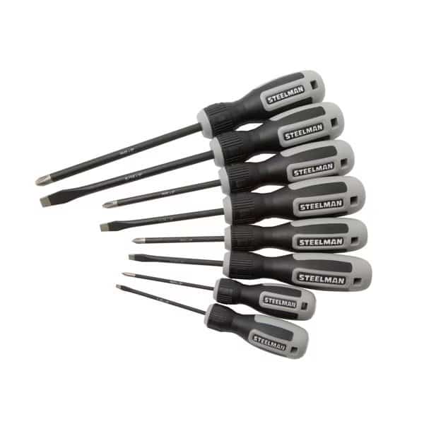 Magnetic Diamond Tip Screwdriver Set, 8-Piece