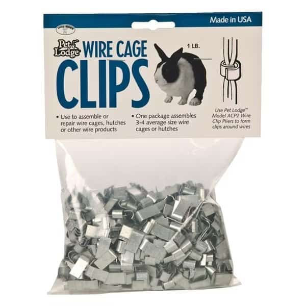 Pet Lodge Wire Cage Clips 1 lb. Bag