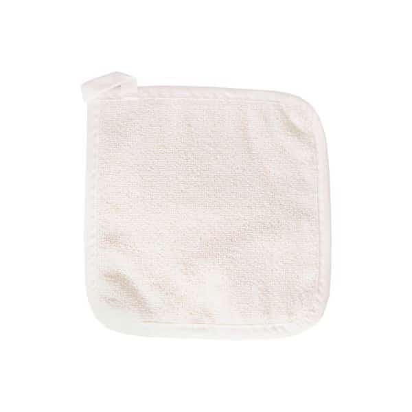 Classic Solid Pot Holder 100% Cotton Terry Natural
