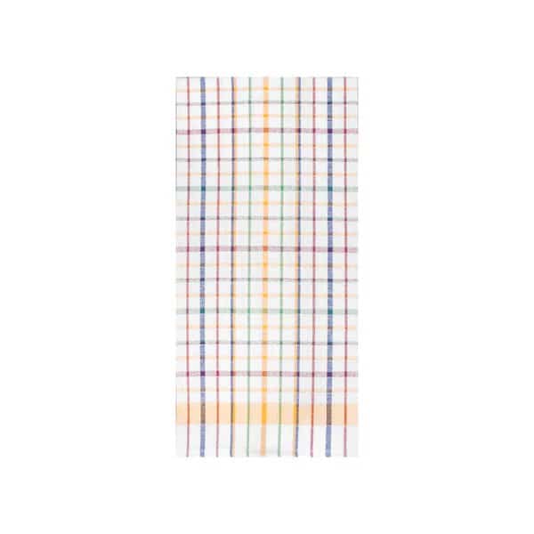 Wonder Kitchen Towel 100% Cotton Flat Woven Lintless White Ground, Ritz, Mfr#: 11799