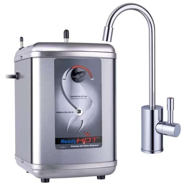 Instant Hot Water Dispenser with Polished Chrome Hot Water Faucet with Safety Lock