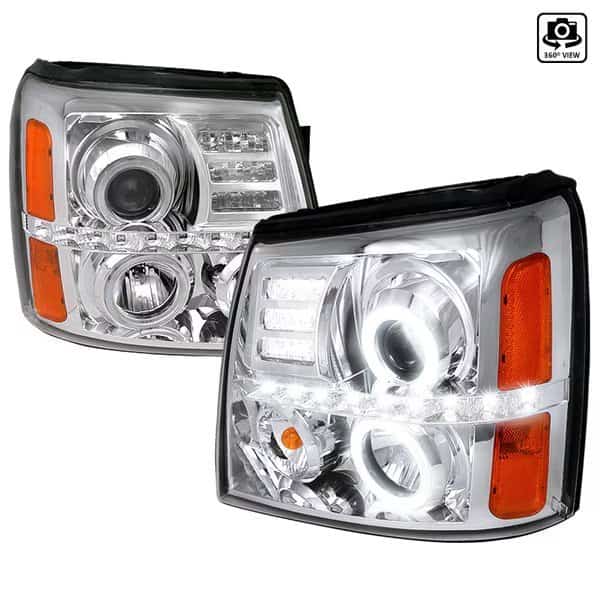 02-06 Cadillac Escalade Projector Headlight, 2LHP-ECLD02-RS