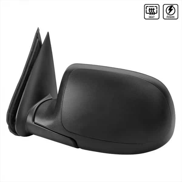 POWER HEATED SIDE MIRRORS MATTE BLACK - LEFT