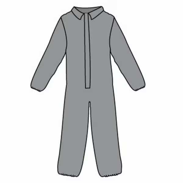 Zytron 200 Coverall, Gray, L/XL, 12PK