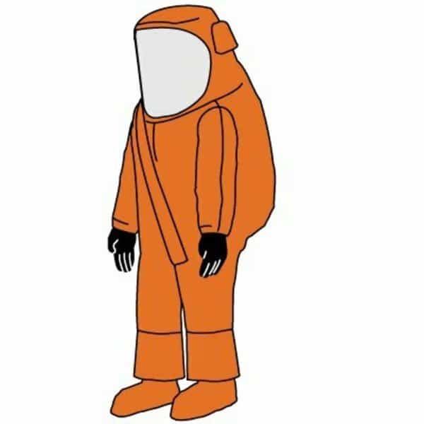 Zytron 500 Training Suit, Front Entry, Orange, 4X