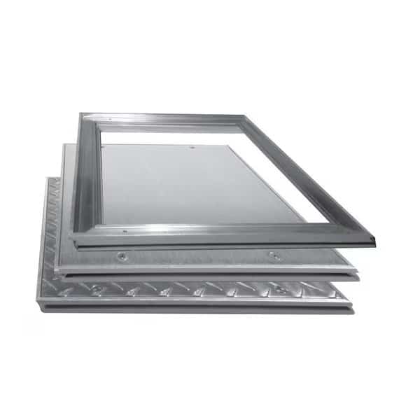 Recessed Aluminum Floor Access Door, KAFA 1/8" Recessed 12 x 12