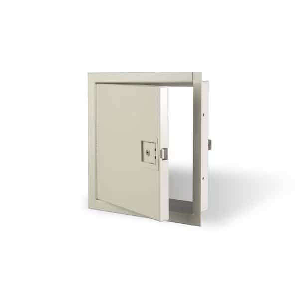 Uninsulated Fire Rated Access Door, KRP-250FR Keyed Paddle Latch Prime 8x8