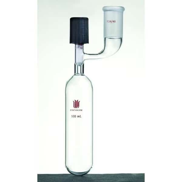 TUBE, STORAGE WITH OUTER JOINT, 14/20, 100mL, 0-4mm.