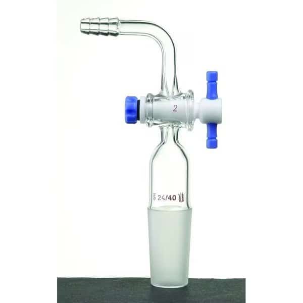ADAPTER, VACUUM, 1:5 TEFLON STOPCOCK, 14/10