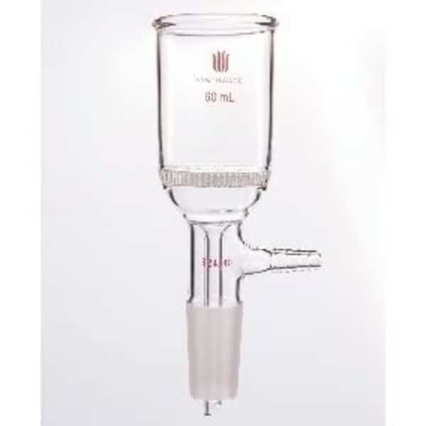 FILTER FUNNEL, BUCHNER, INNER JOINT, PERF PLATE, 42mm, 60mL, 14/20