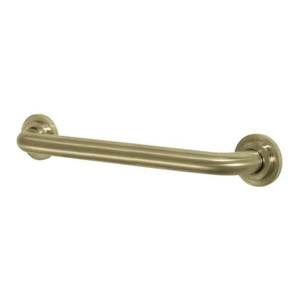Contemporary Grab Bar, 20-13/16" L, Brass, Brushed Brass