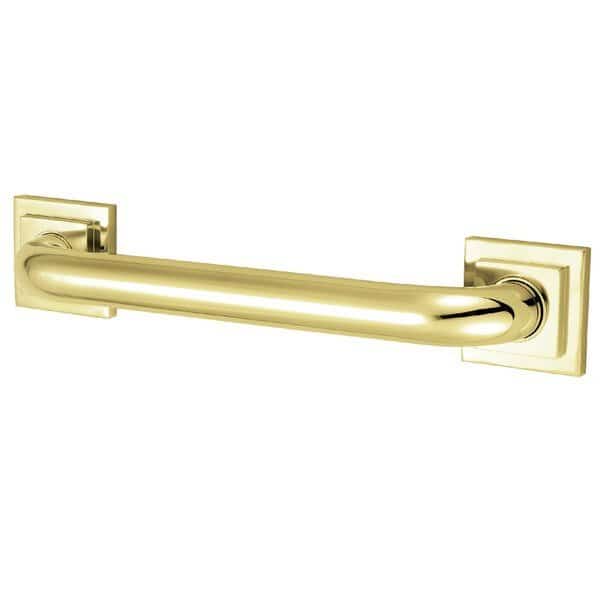 Contemporary Grab Bar, 18-13/16" L, Brass, Polished Brass