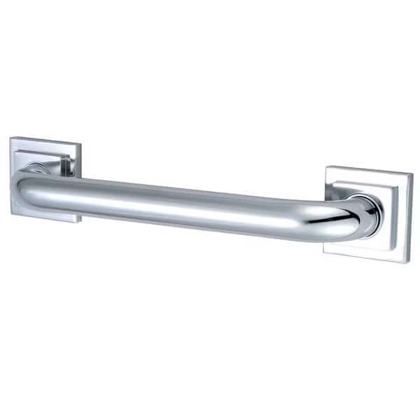 Contemporary Grab Bar, 26-13/16" L, Brass, Polished Chrome