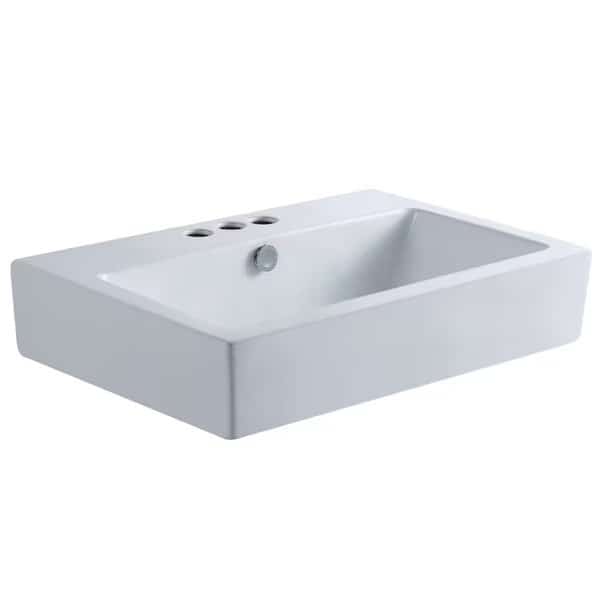 Century Vessel Sink, White