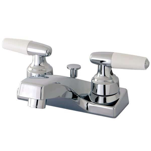 FB201 4-Inch Centerset Bathroom Faucet with Retail Pop-Up