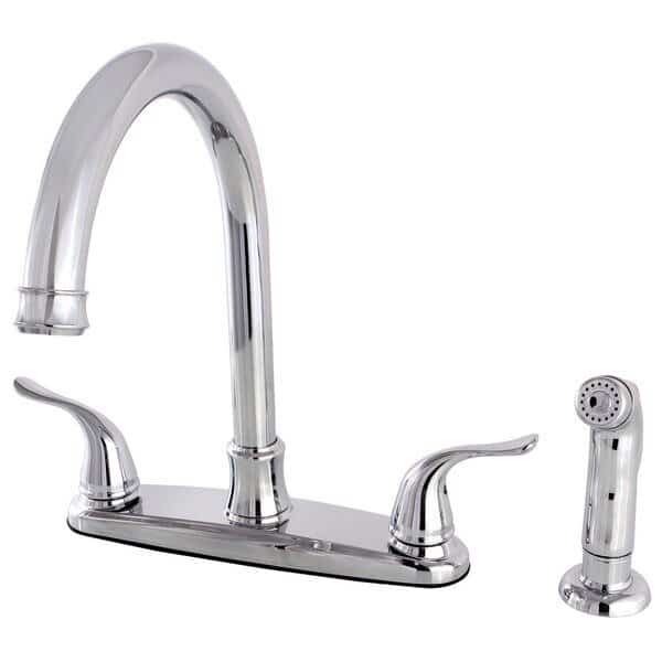 FB7791YLSP 8-Inch Centerset Kitchen Faucet with Sprayer