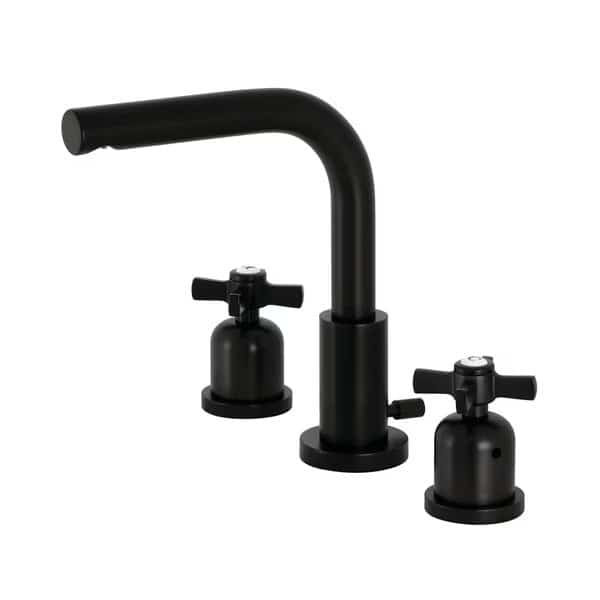 8" Widespread Bathroom Faucet, Matte Black