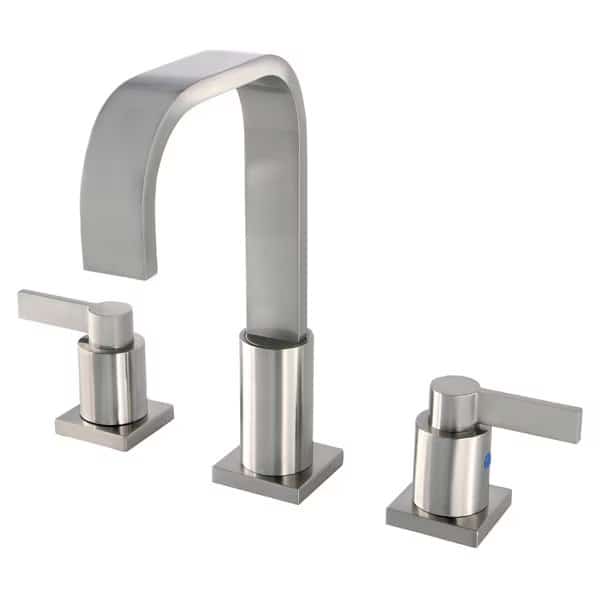 NuvoFusion Widespread Bathroom Faucet, Brushed Nickel