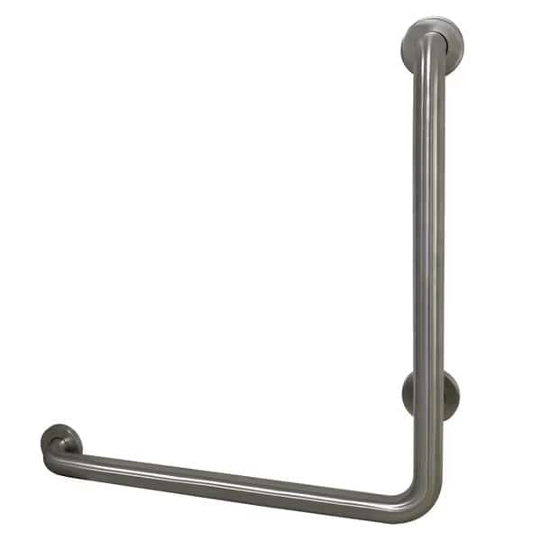 Contemporary Grab Bar, 27-1/16" L, 304 Stainless Steel, Brushed Nickel