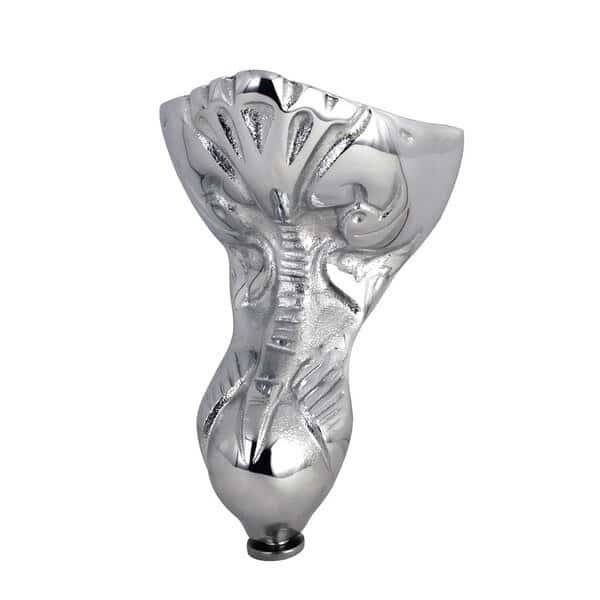 NHVCTZT1 4 Pieces (Set) Tudor Tub Feet, Polished Chrome