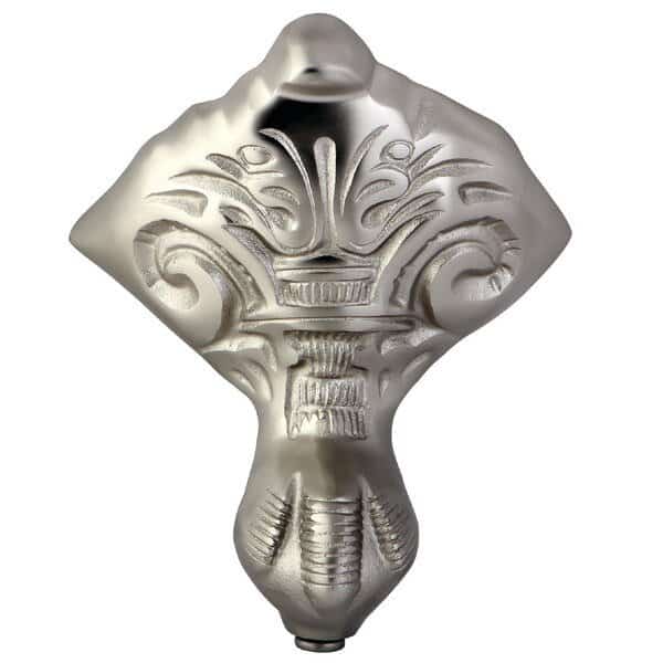 VCTNB8 4 Pieces (Set) Bourbon Iron Feet, Brushed Nickel