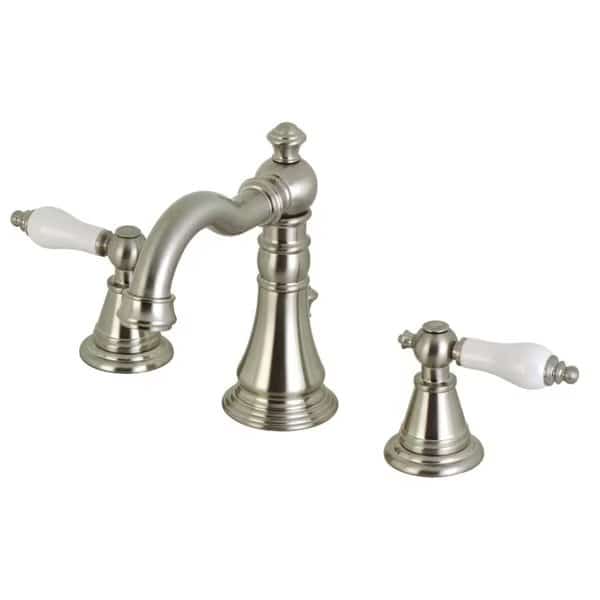 FSC1978PL English Classic Widespread Bathroom Faucet, Brushed Nickel