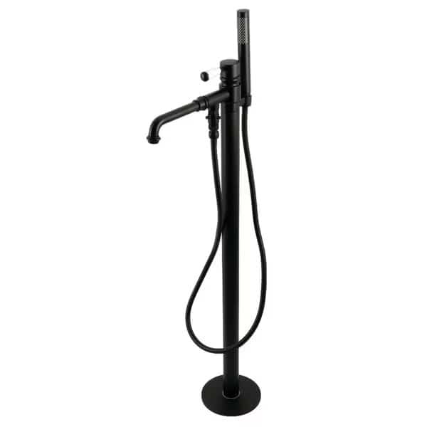 KS7030DPL Freestanding Tub Faucet with Hand Shower, Matte Black
