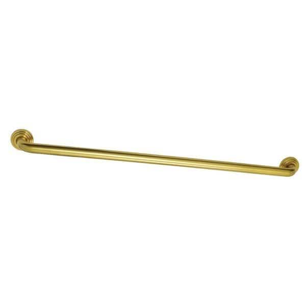 DR214367 36-Inch x 1-1/4-Inch O.D Grab Bar, Brushed Brass