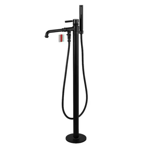 KS7030DKL Freestanding Tub Faucet with Hand Shower, Matte Black