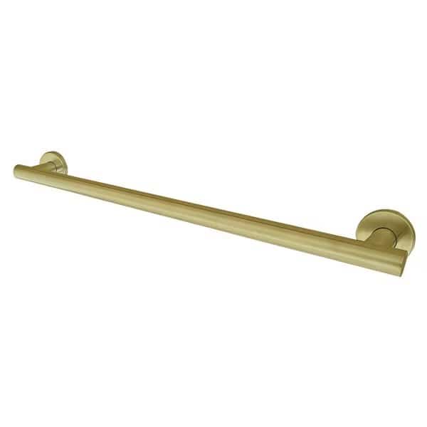GBS1432CS7 32-Inch x 1-1/4 Inch O.D Grab Bar, Brushed Brass