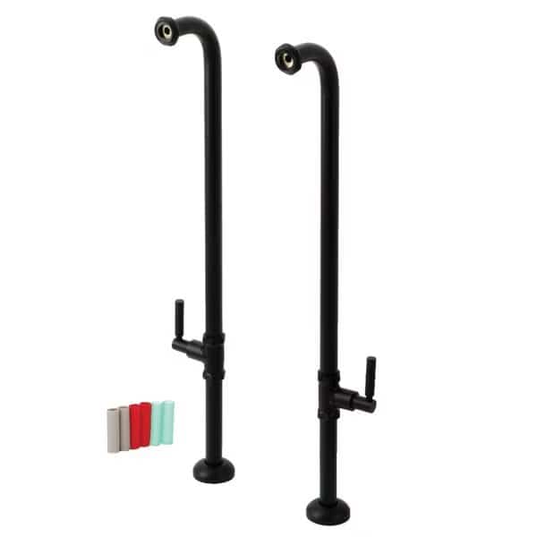 AE810S0DKL Freestanding Tub Supply Line, Matte Black