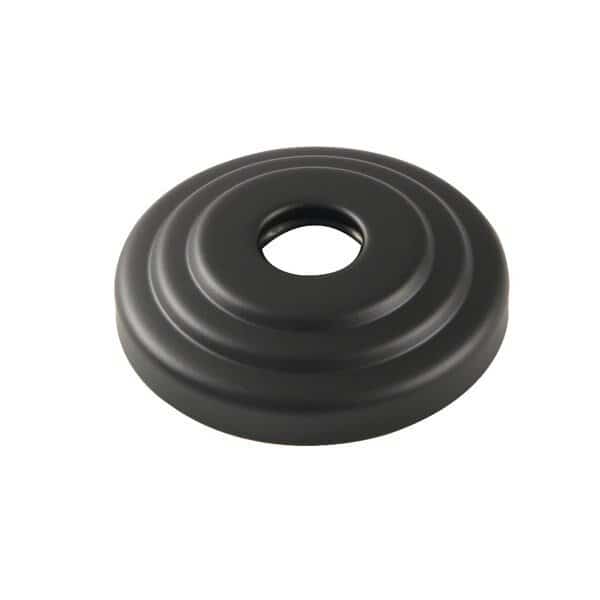 FLCLASSIC0 3/4-Inch Decor Escutcheon, Matte Black