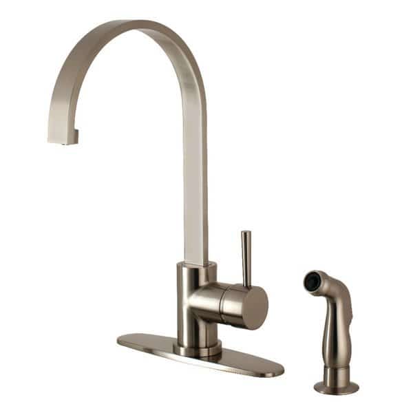 LS8718DLSP Concord Single-Handle Kitchen Faucet W/ Side Sprayer, Nickel