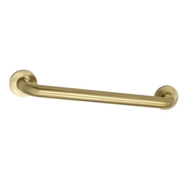 DR514167 16-Inch x 1-1/4-Inch O.D Grab Bar, Brushed Brass