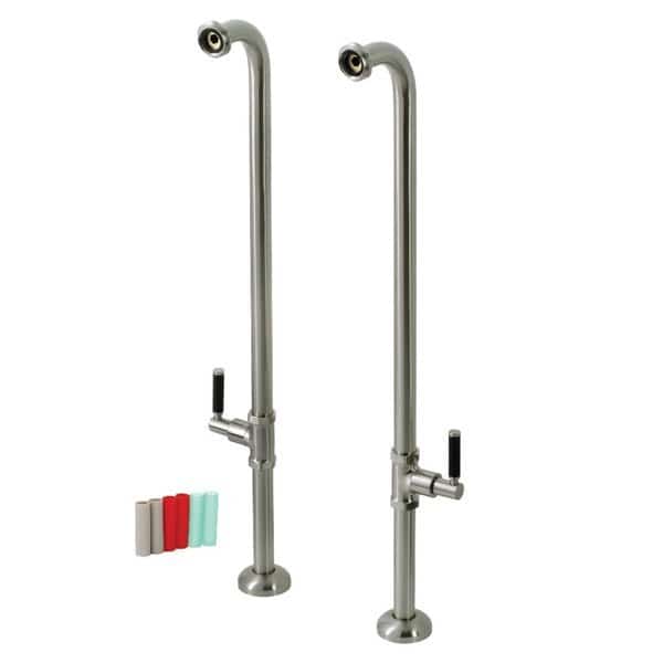 AE810S8DKL Freestanding Tub Supply Line, Brushed Nickel