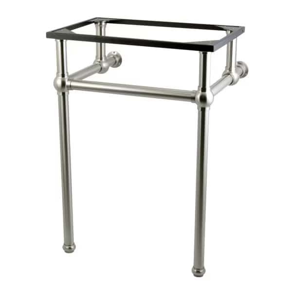 Templeton 24" x 20-3/8" x 33-3/16" Brass Console Sink Legs, Nickel