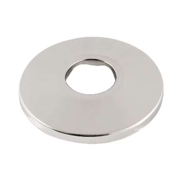12 IPS Brass Flange, Polished Nickel