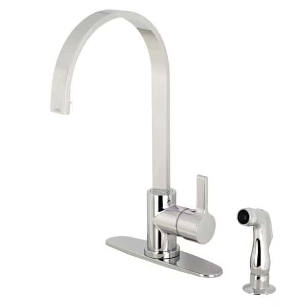 LS8711CTLSP Continental Sgl-Handle Kitchen Faucet W/Side Sprayer, Chrm