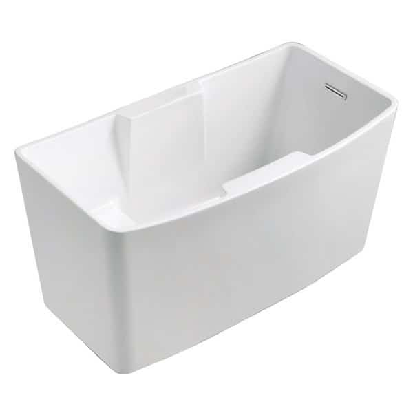 51.19 L, 27.75 W, Glossy White, Acrylic