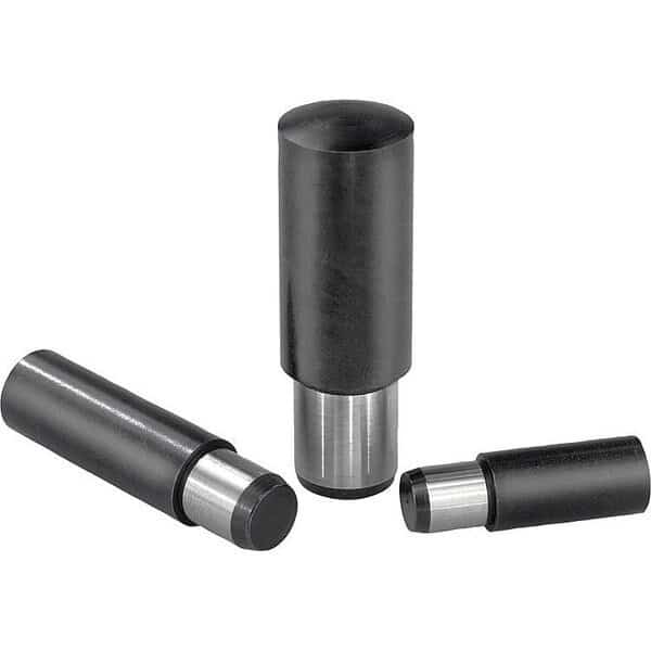 Rest Pad D1=5, H=12, Mild Steel Black Oxidized, Harden., G