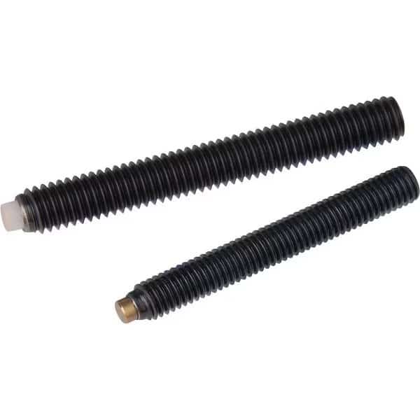 Thrust Screw M05X11, Sw=2, 5, Steel 10.9 Black Oxidized, Comp:Pom