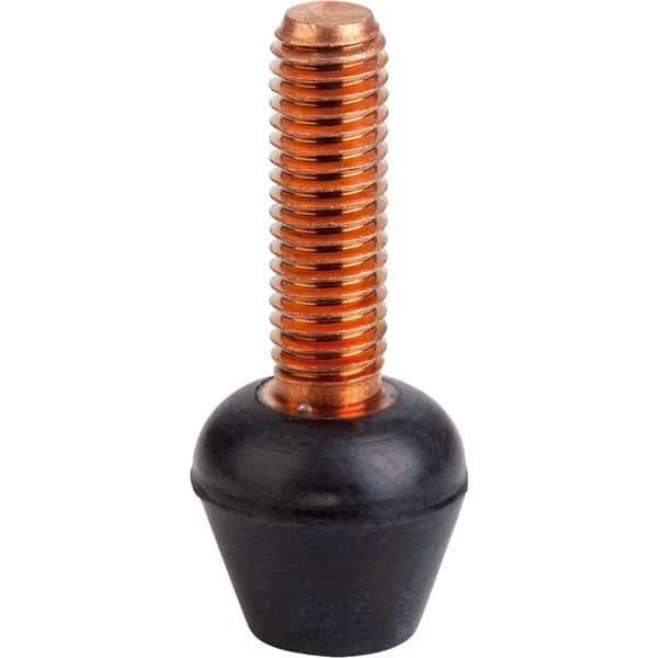 Thrust Screw D=M08X26 H=43 Steel, Comp:Neoprene