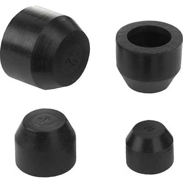 Protective caps for toggle clamp spindles