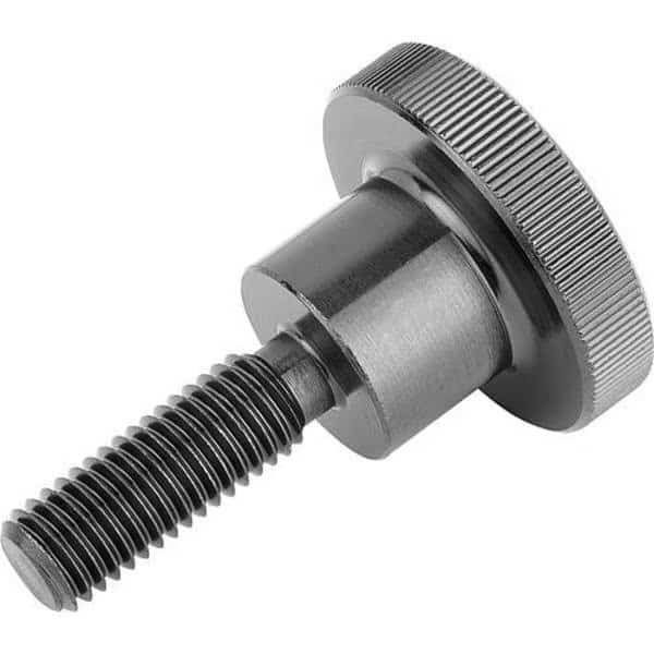 Knurled Thumb Screws in steel or stainless steel, DIN 464, inch