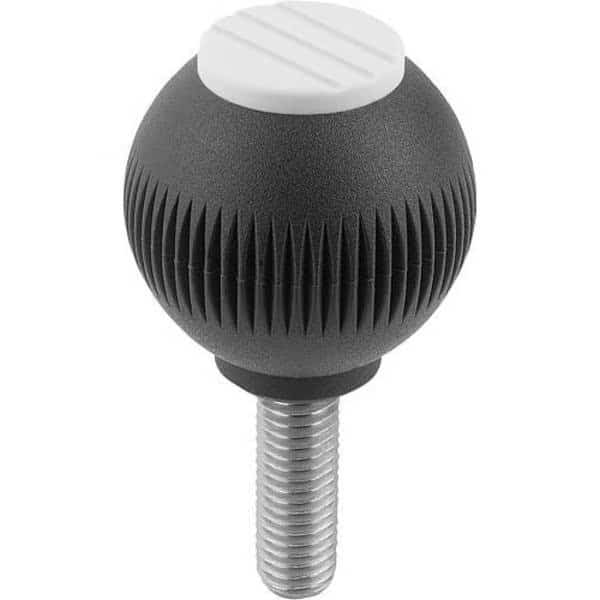 Ball Grips, external thread, metric