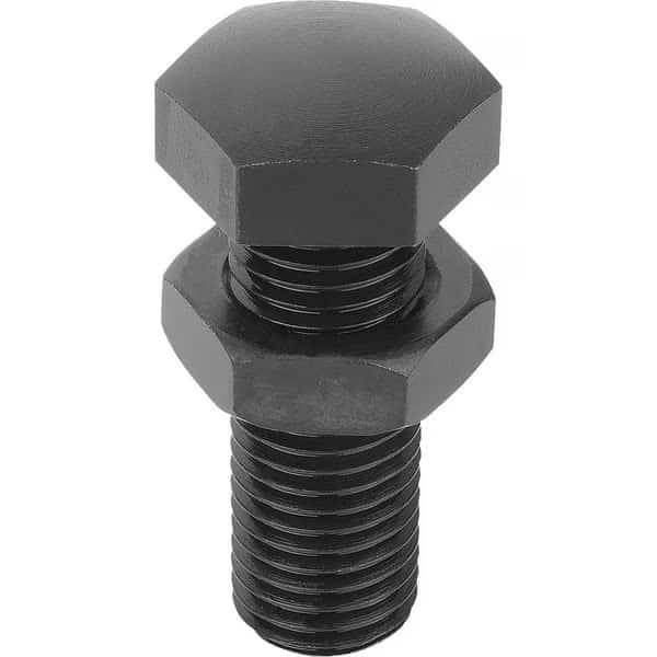 Rest Pad M08X30, H=36, Sw=13, Carbon Steel Tempered And Black Oxidis