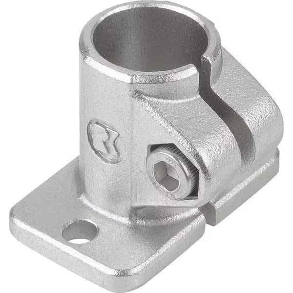 Tube Clamp W. Foot M=30 G=50 L=37, Form:A Stainless Steel, For Rnd. Tubes, A=20, 1