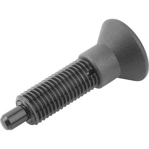 Indexing Plungers without collar, ext. locking pin, Style G, metric
