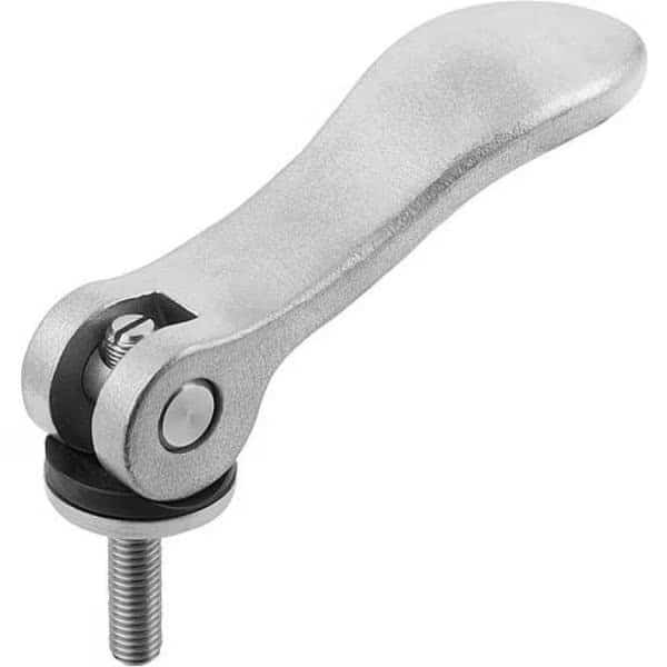 Adjustable Cam Levers with external thread, all stainless steel, inch